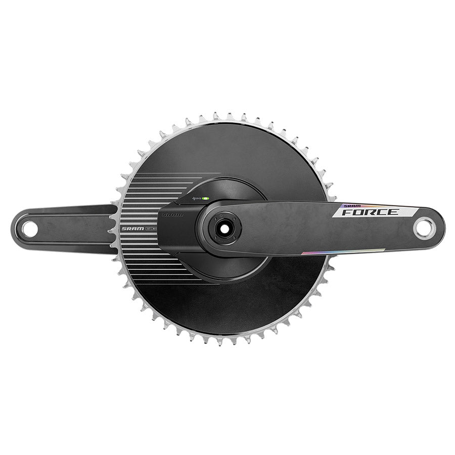 SRAM Force 1 AXS Power Meter Crankset - 165mm 12-Speed 50t Aero PM Chainring 8-Bolt Direct Mount DUB Spindle Carbon E1