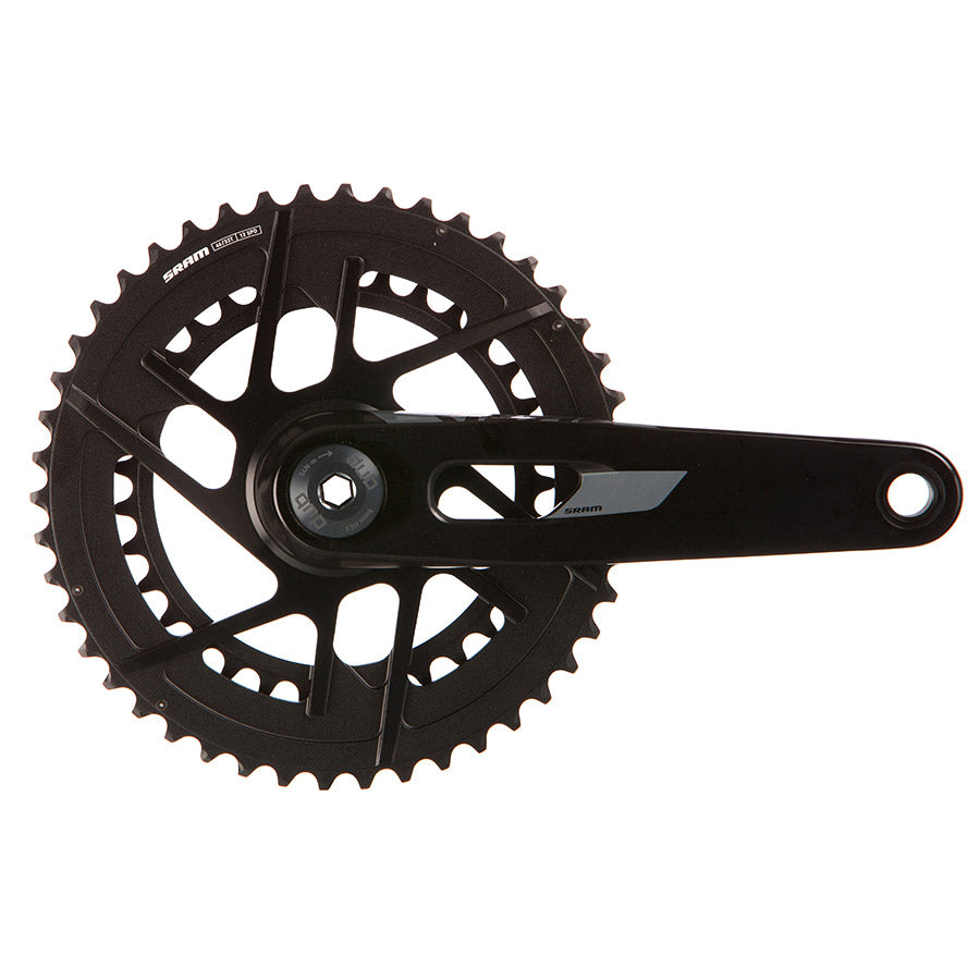 SRAM Rival AXS Power Meter Crankset - 172.5mm 12-Speed 46/33t 8-Bolt Direct Mount DUB PM Spindle BLK E1