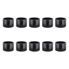 Origin8 Alloy Headset Spacers SHIS Spacer 1` x 20mm Black 10 to a bag Alloy