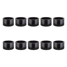 Origin8 Alloy Headset Spacers SHIS Spacer 1-1/8` x 20mm Black 10 to a bag Alloy