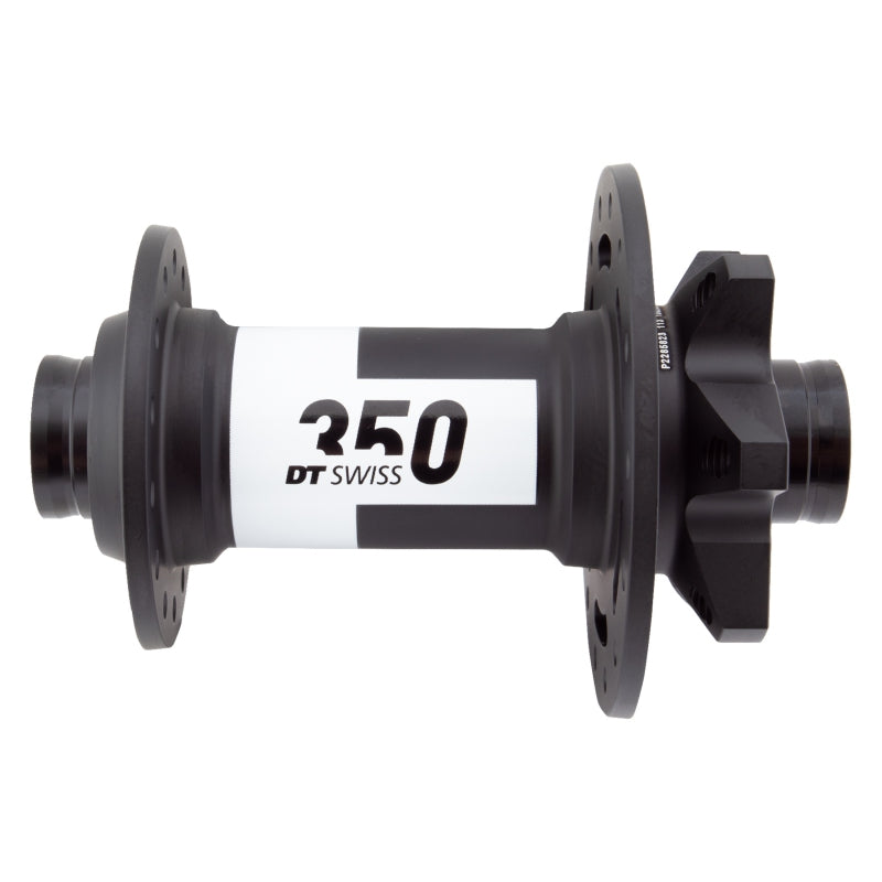 DT Swiss 350 Front Hub - 15 x 100mm 6-Bolt Black 28H