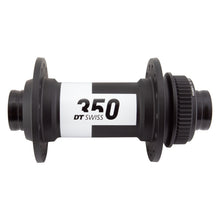 DT Swiss 350 Front Hub - 15 x 100mm Center-Lock Black 28H