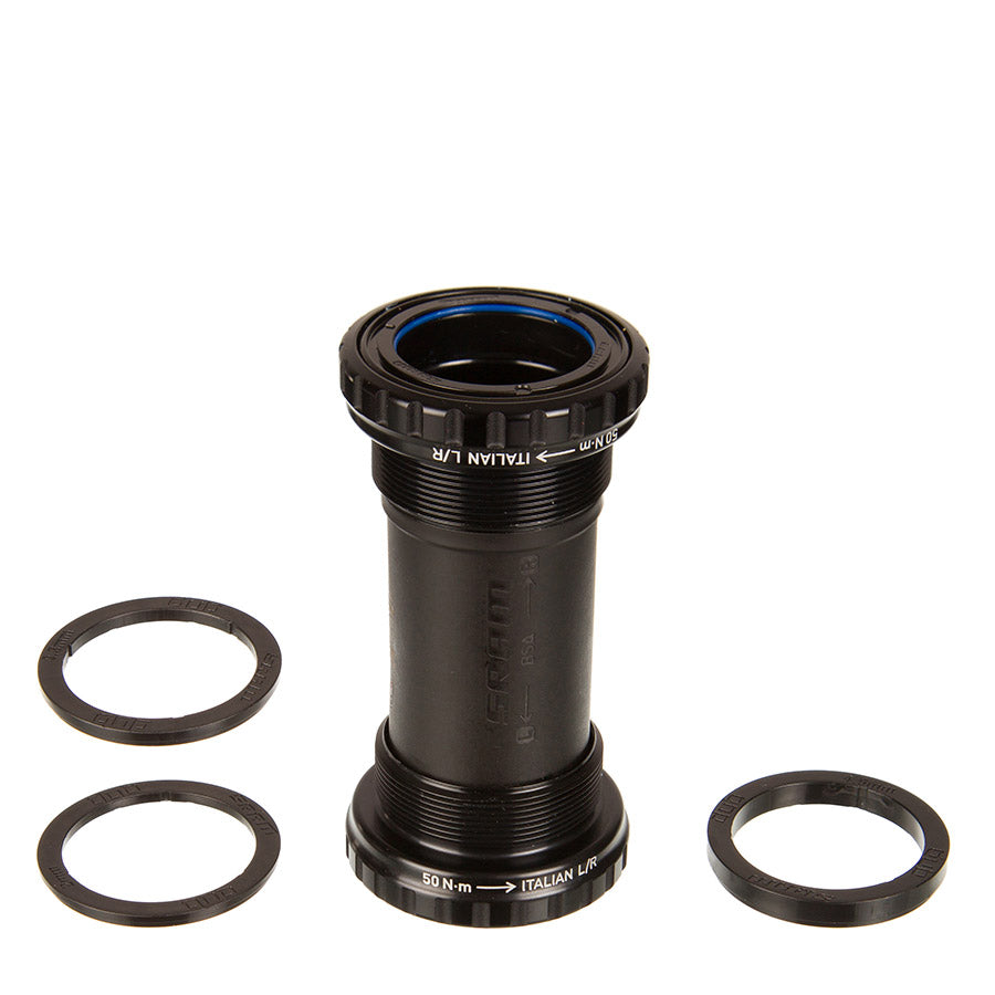 SRAM DUB Wide Italian Bottom Bracket - Italian 70mm Road Black