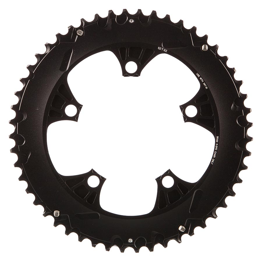 SRAM Red 22 52T x 110mm BCD YAW Chainring with Two Pin Positions B2