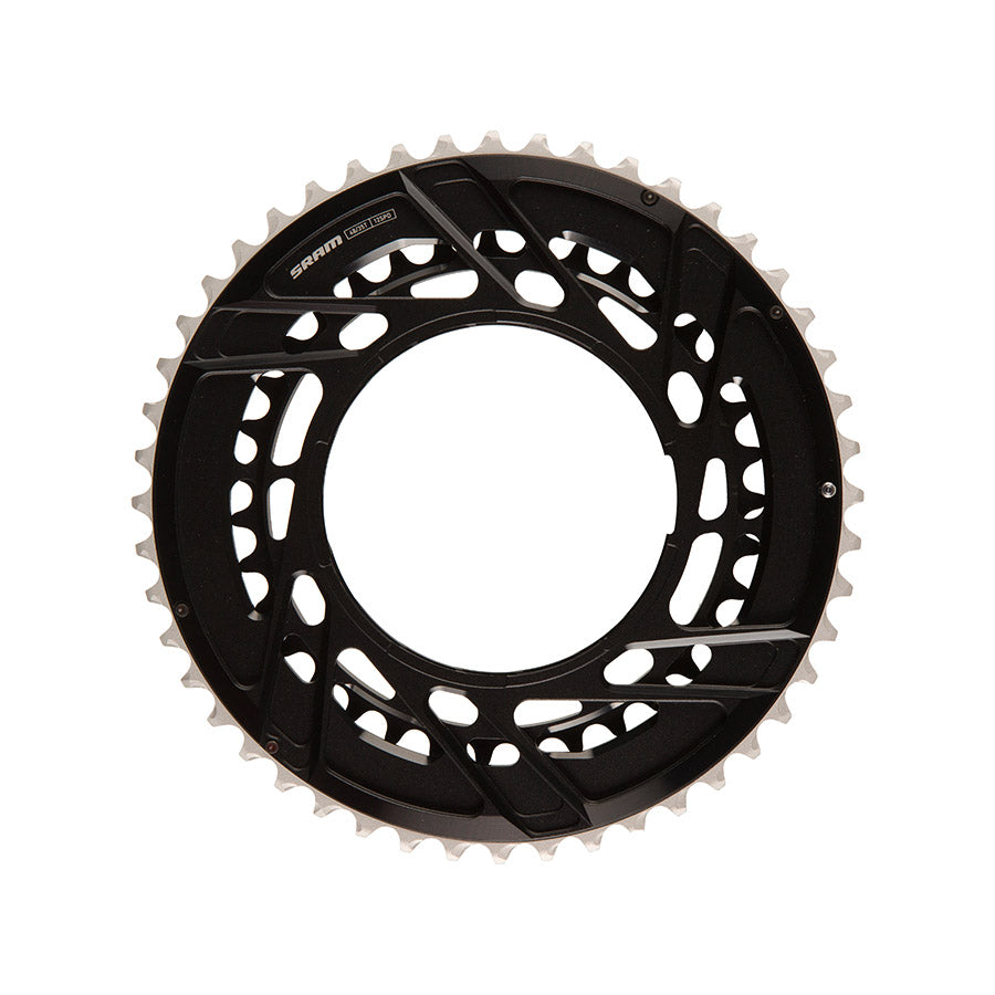 SRAM Force 2x Thread Mount Chainring - 48/35t 12-Speed Thread Mount For Force E1 AXS PM Spider BLK E1