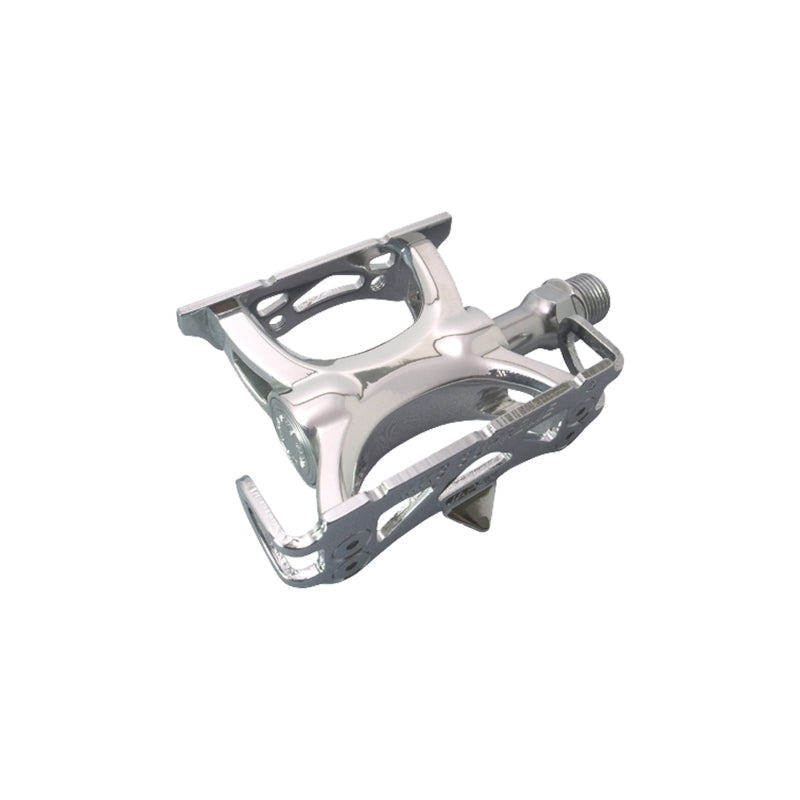MKS Supreme Keirin Track Pedals - Aluminum 9/16" Silver