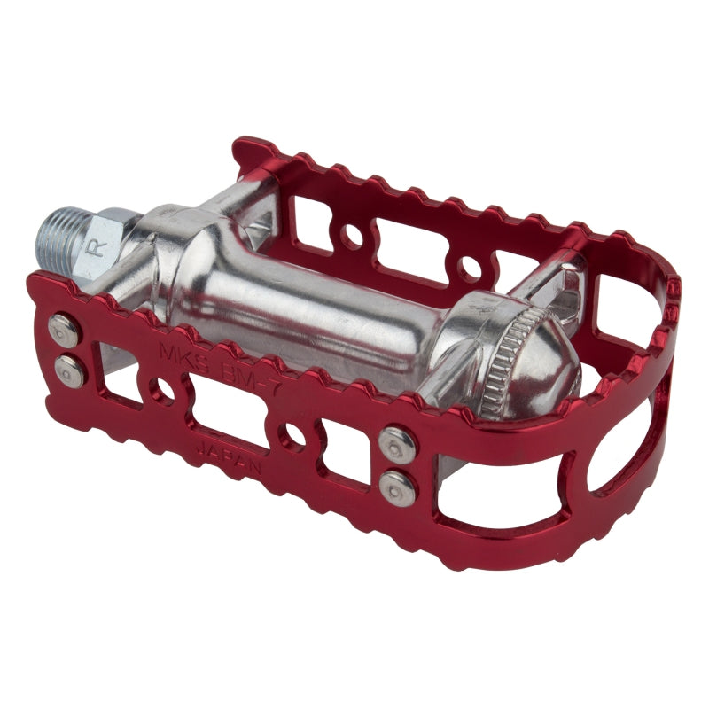 Mks BM-7 BMX 9/16` Loose Ball Red/Silver Alloy