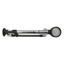 Origin8 Airaid Shock Pump Shock Pump 1.75` Analog SV 600psi 10.5` Aluminum Silver/Black