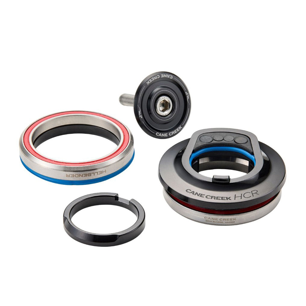 Cane Creek HCR Headset - Hidden Cable Routing IS52/28.6/H7 Upper | IS52/40 Lower Tapered BLK