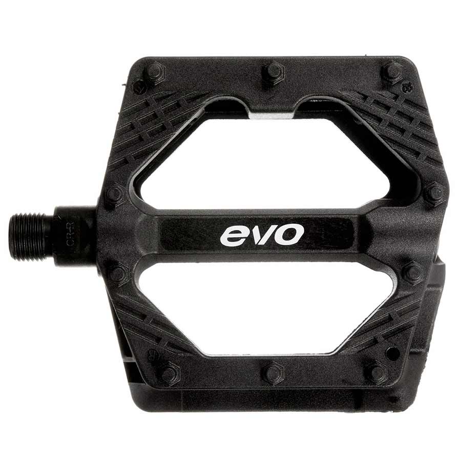 EVO Freefall Sport Platform Pedals Body: Nylon Spindle: Cr-Mo 9/16'' Black Pair