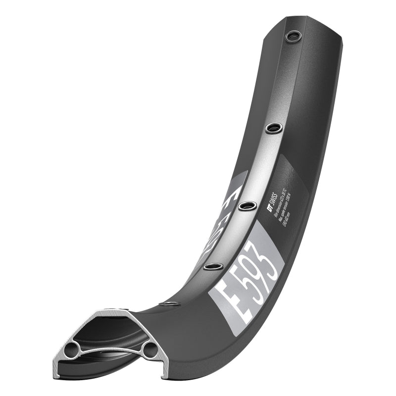 DT Swiss E 593 Rim - 29" Disc Black 28H