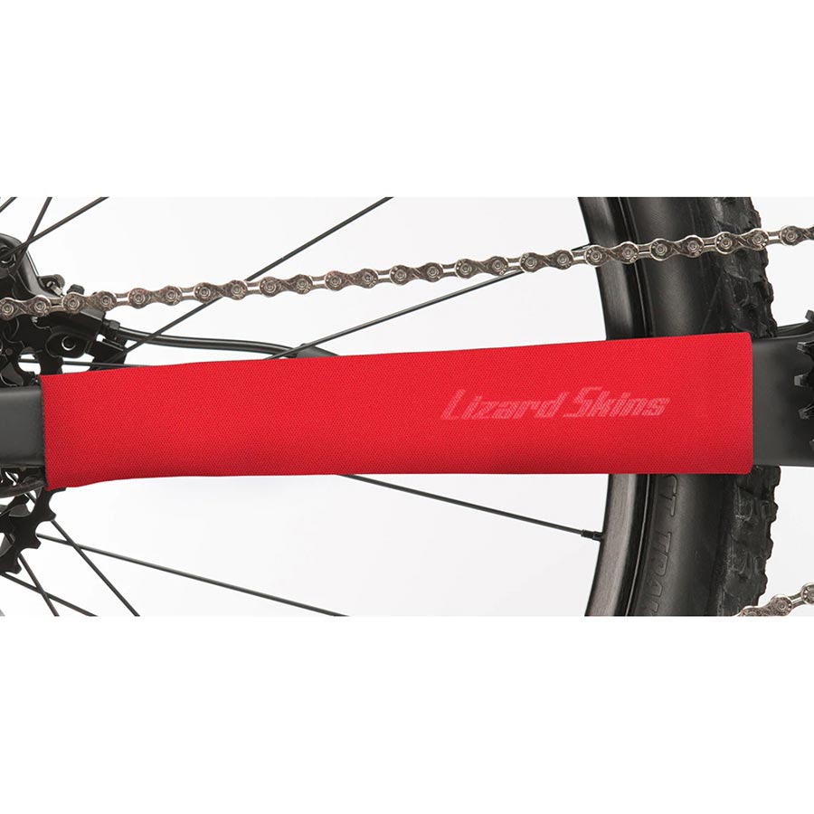 Lizard Skins Chainstay Protector Sm Red Neoprene