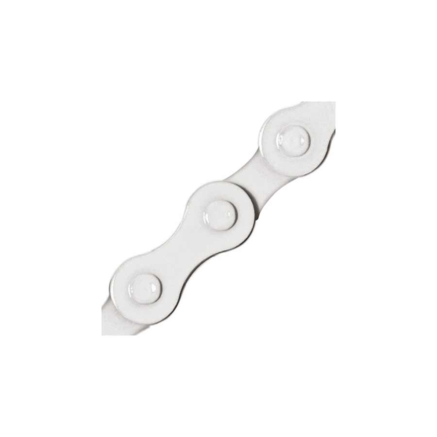 KMC S1 Chain - Single Speed 1/2" x 1/8" 112 Links White
