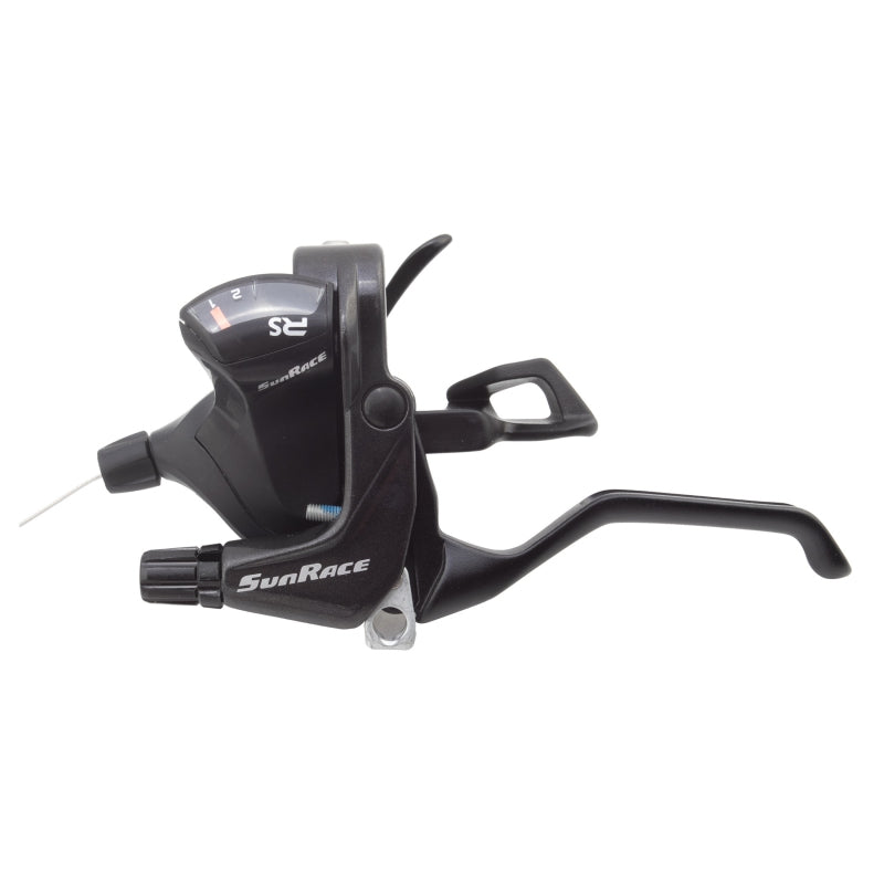 Sunrace STFS33 Flat Bar V Brake/Trigger Shifter STFS33 Left 2sp V Brake Blk 212g