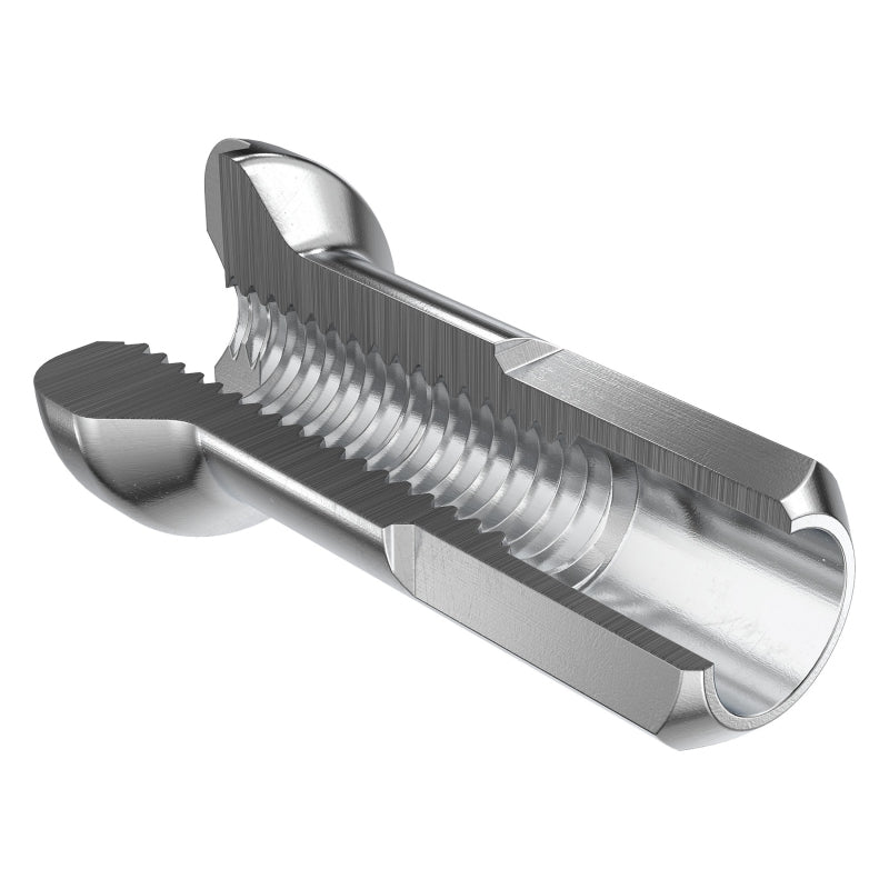 Dt swiss DT Swiss Spoke Nipples Standard 2.34 (13G) 14.5mm Box of 100 Brass Silver