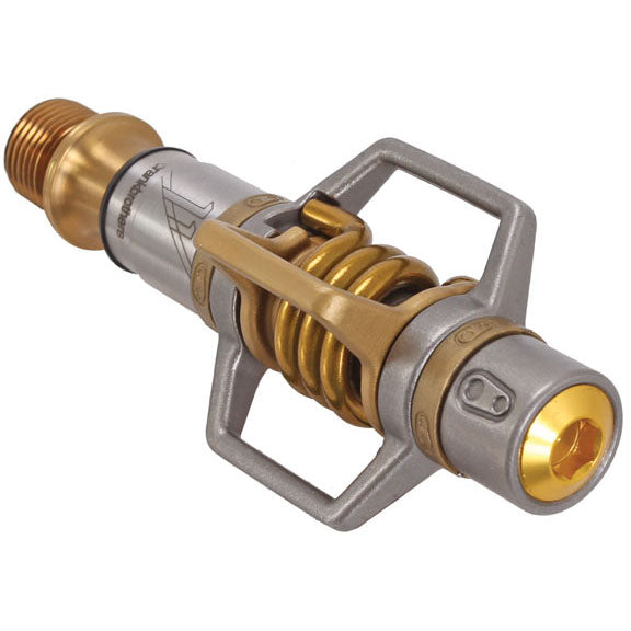 Crankbrothers Egg Beater 11 Pedals - Dual Sided Clipless Titanium  9/16" Gold