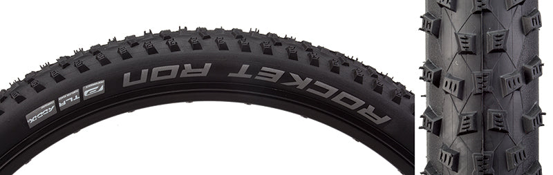 Schwalbe Rocket Ron Addix Tire 29''x2.25 Folding Tubeless Ready Addix Performance TwinSkin 67TPI Black