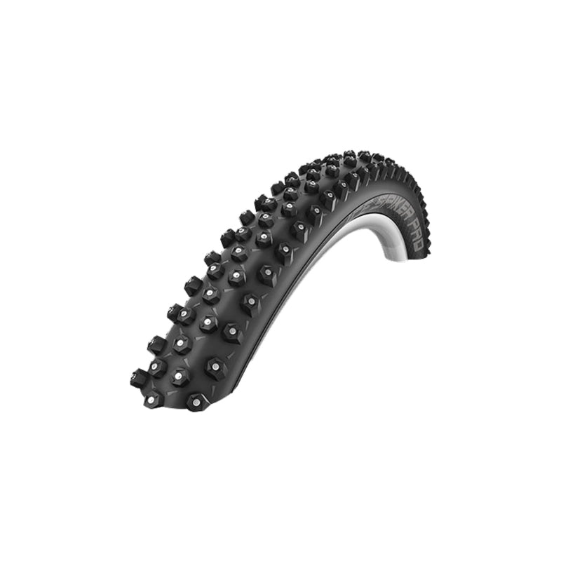 Schwalbe Ice Spiker Pro Tire 26''x2.10 Wire Clincher Winter LiteSkin RaceGuard 67TPI Black
