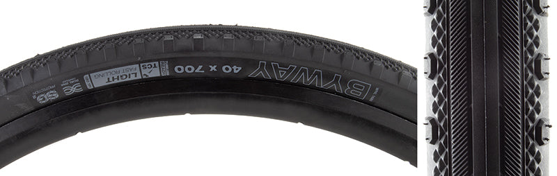 WTB Byway Tire - 700 x 40 TCS Tubeless Folding Black Light/Fast Rolling SG2