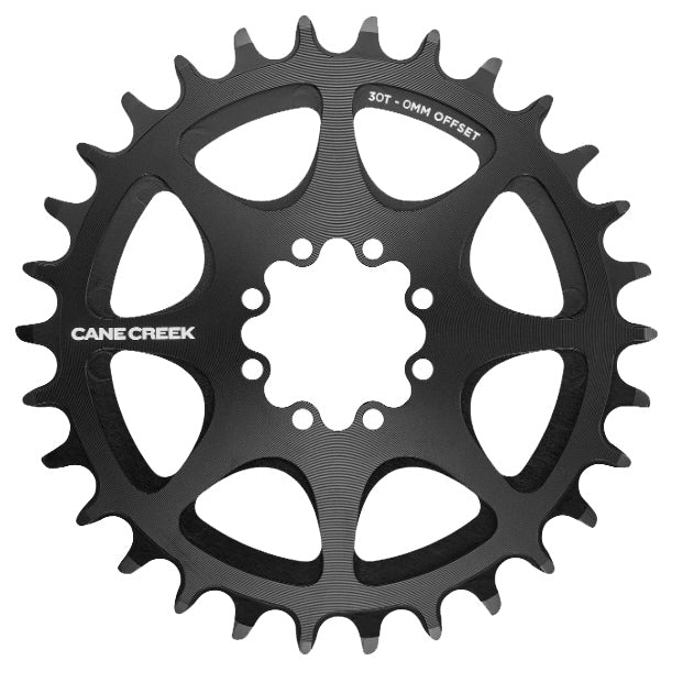 Cane Creek Direct Mount Chainring - 30t 8-Bolt Direct Mount 0mm Offset Black