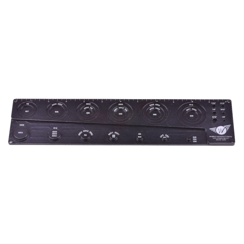 Wheels manufacturing Benchtop Bearing Ruler Bearing Ruler Black