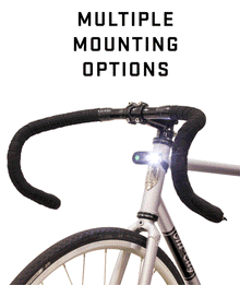 Kryptonite Avenue F-70/R-35 Dual Mode Light Set Black