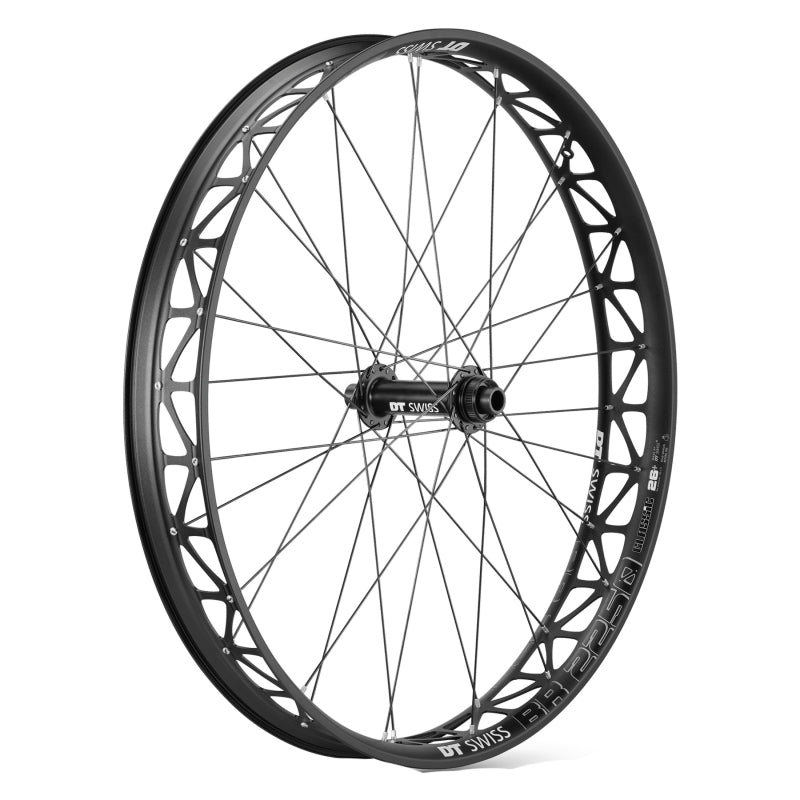 DT Swiss Big Ride 2250 Classic Front Wheel - 26" 15 x 150mm Center-Lock BLK/White Clincher