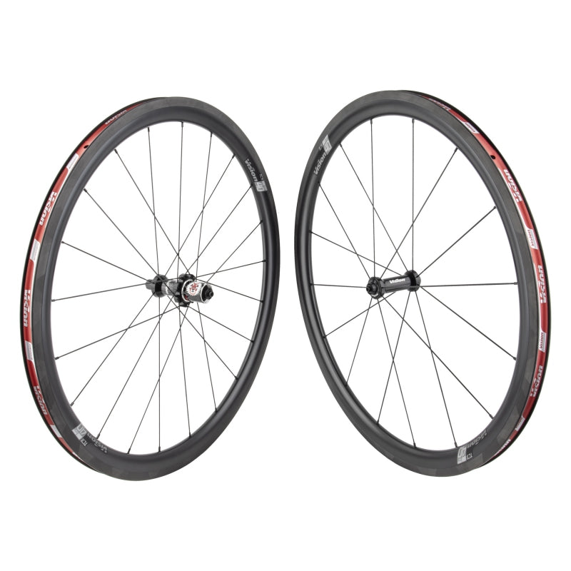 Vision SC40 TL Wheelset Tubeless 700c 16/21H Spoke Count Rim Brake Quick Release – BLK