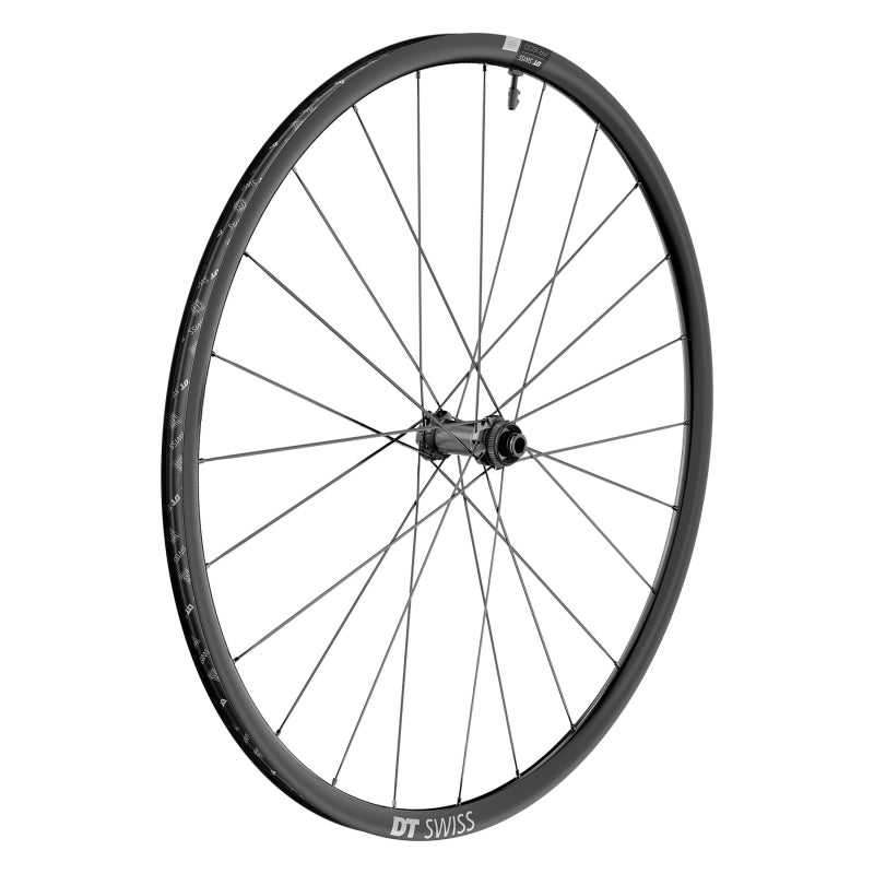 DT Swiss PR 1600 Spline 23 Front Wheel - 700 12 x 100mm Center-Lock Black