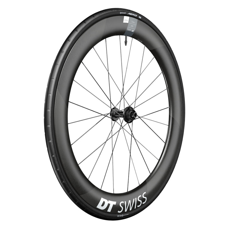 DT Swiss ARC 1400 DiCut 62 Front Wheel - 700 12 x 100mm Center-Lock BLK WTS w/Aero 111 Tire