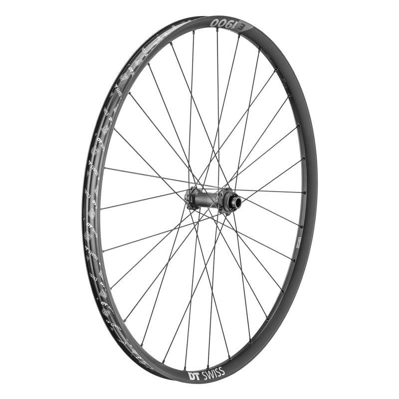 DT Swiss E 1900 Spline 30 Front Wheel - 27.5" 15 x 110mm Center-Lock Black