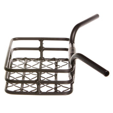 EVO Brooklyn Integrated Basket/Handlebar Clamp size 31.8mm/upper & 25.4mm/lower Width: 648mm 230 X 335m (9"x13.1") Black max weight 10kg/22lbs.