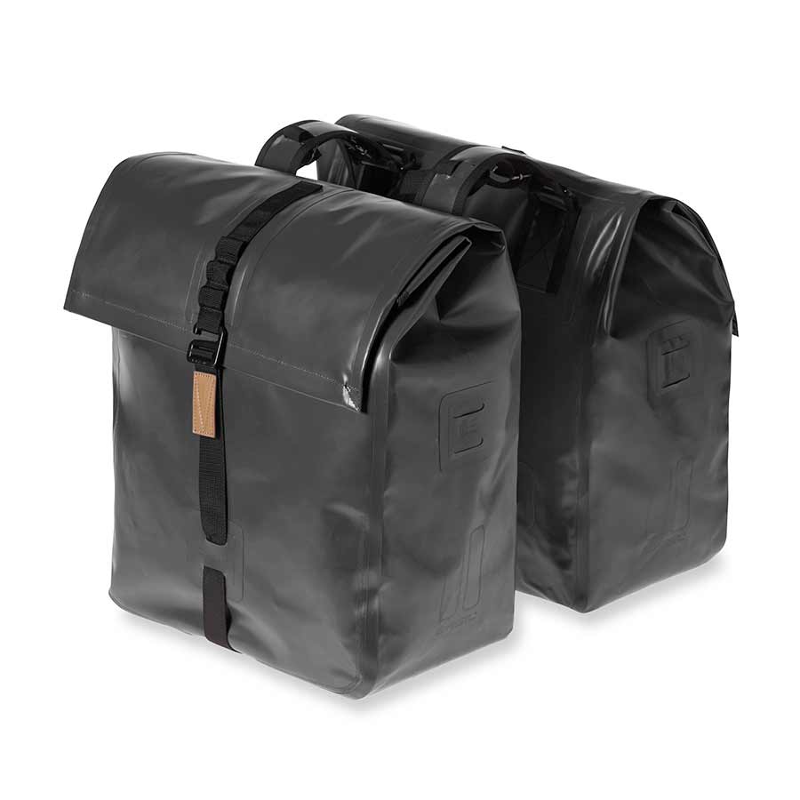Basil Urban Dry Double Bag Double bag Solid Black