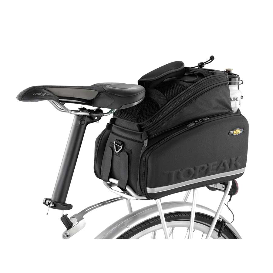 Topeak MTS Strap Mount TrunkBag DXP Rack Bag Expandable Panniers - 22.6 Liter BLK