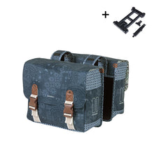 Basil Bohème Double Pannier 35L Blue Pair