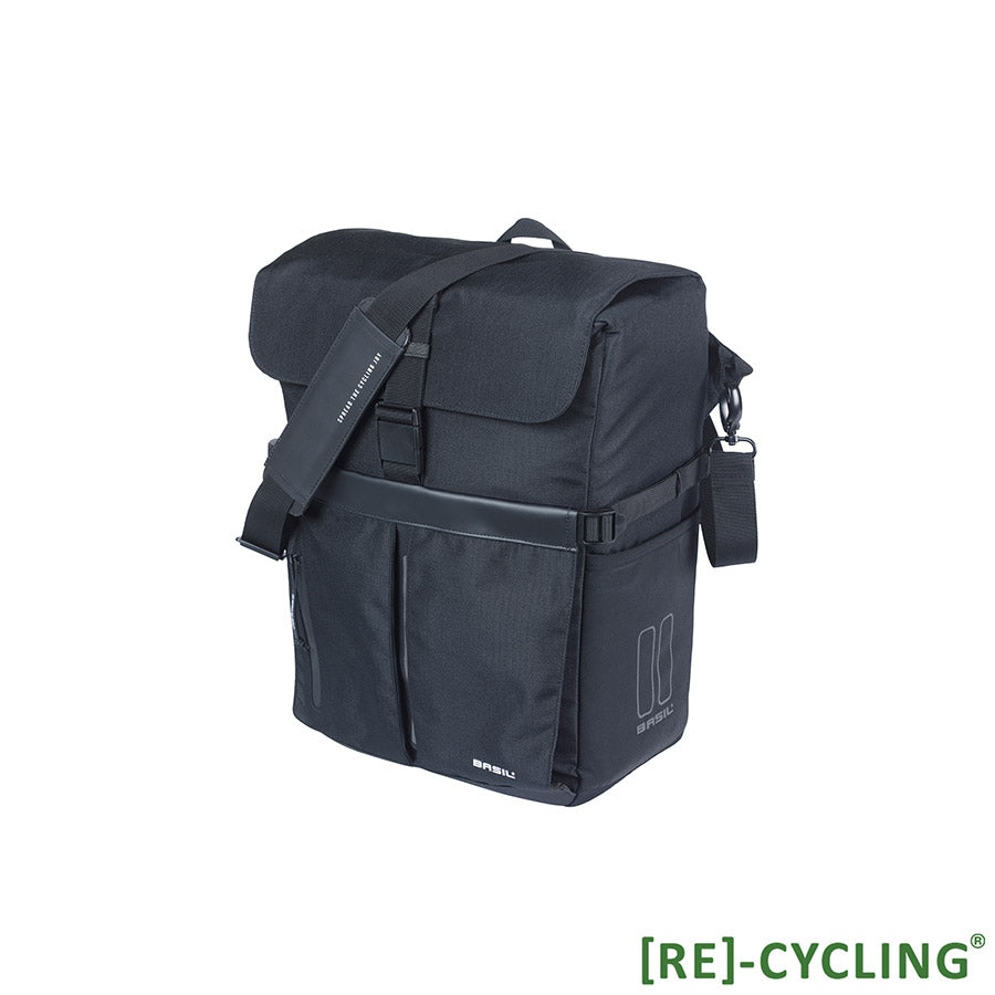 Basil Move Simple MIK Studs Pannier 15L Black