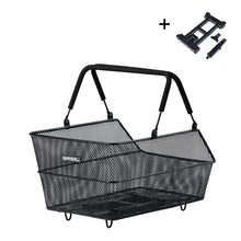 Basil Centro MIK Rear Basket - Black