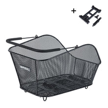 Basil Icon M MIK Rear Basket - Black