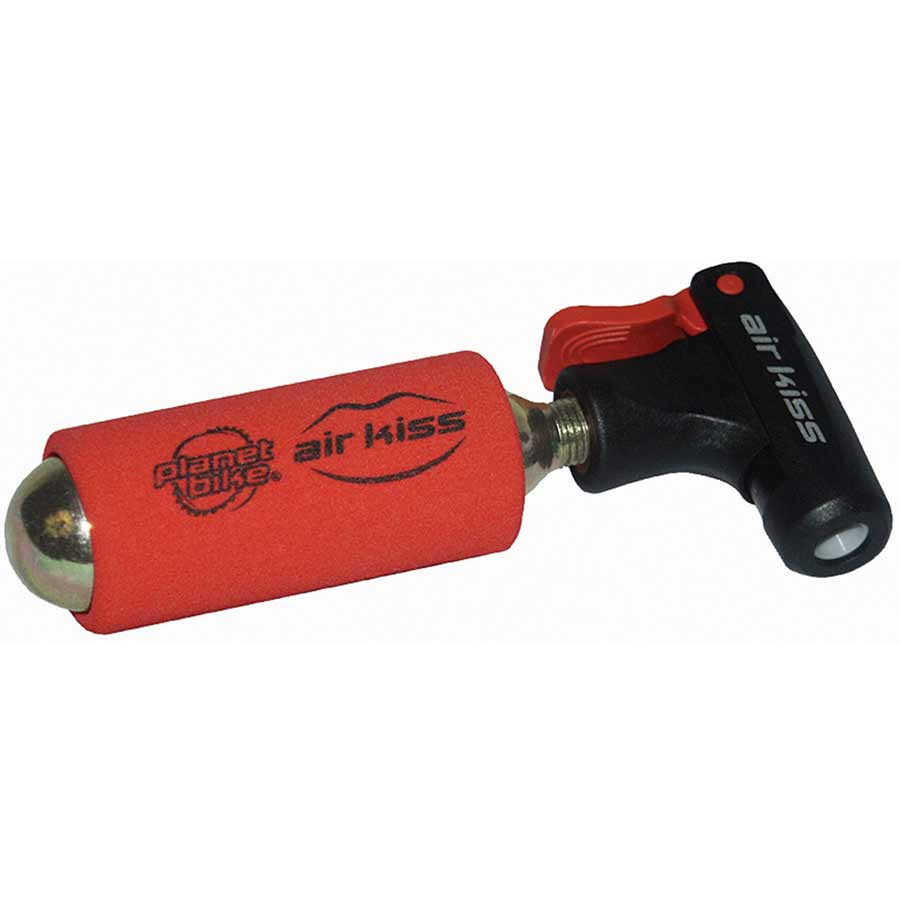 Planet Bike Air Kiss CO2 Inflator Includes 16g Threaded Cartridge Sleeve