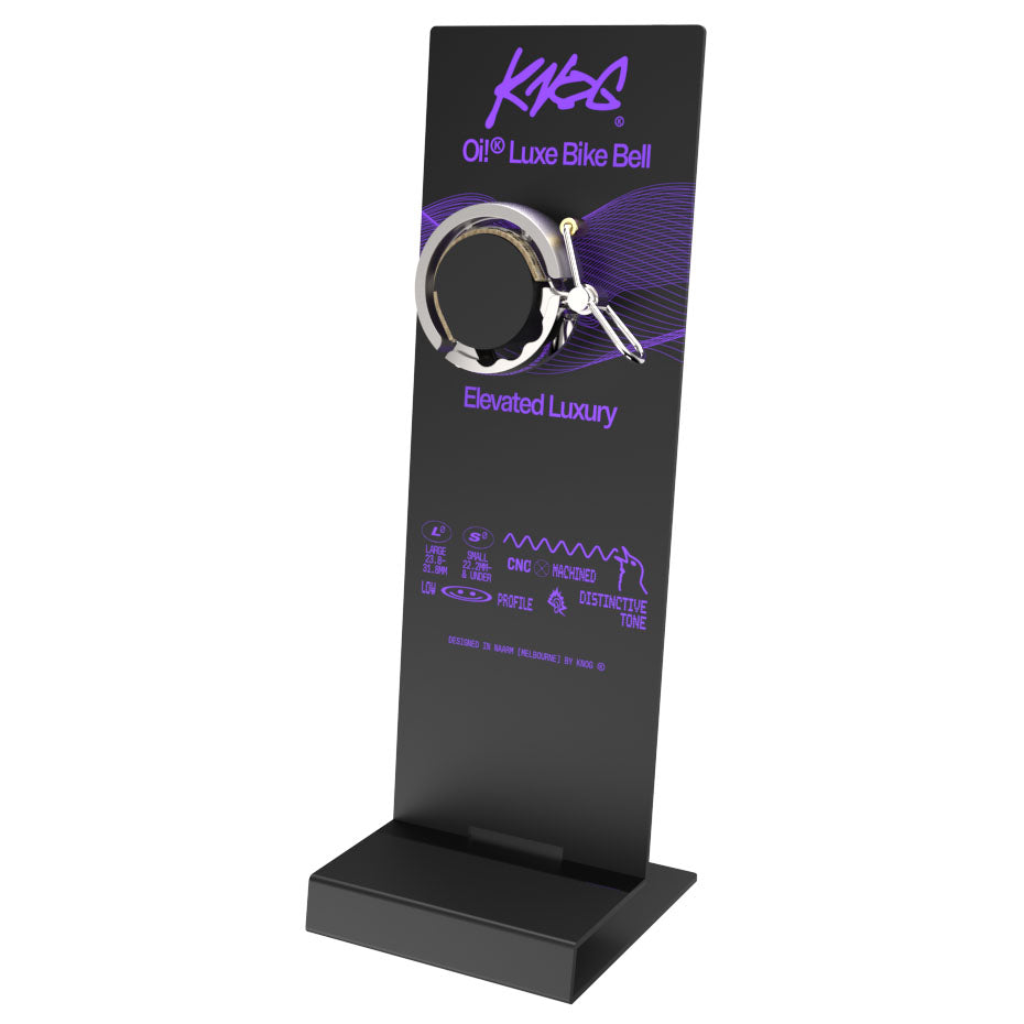 Knog Oi Luxe Single Bell Demonstrator with Bell