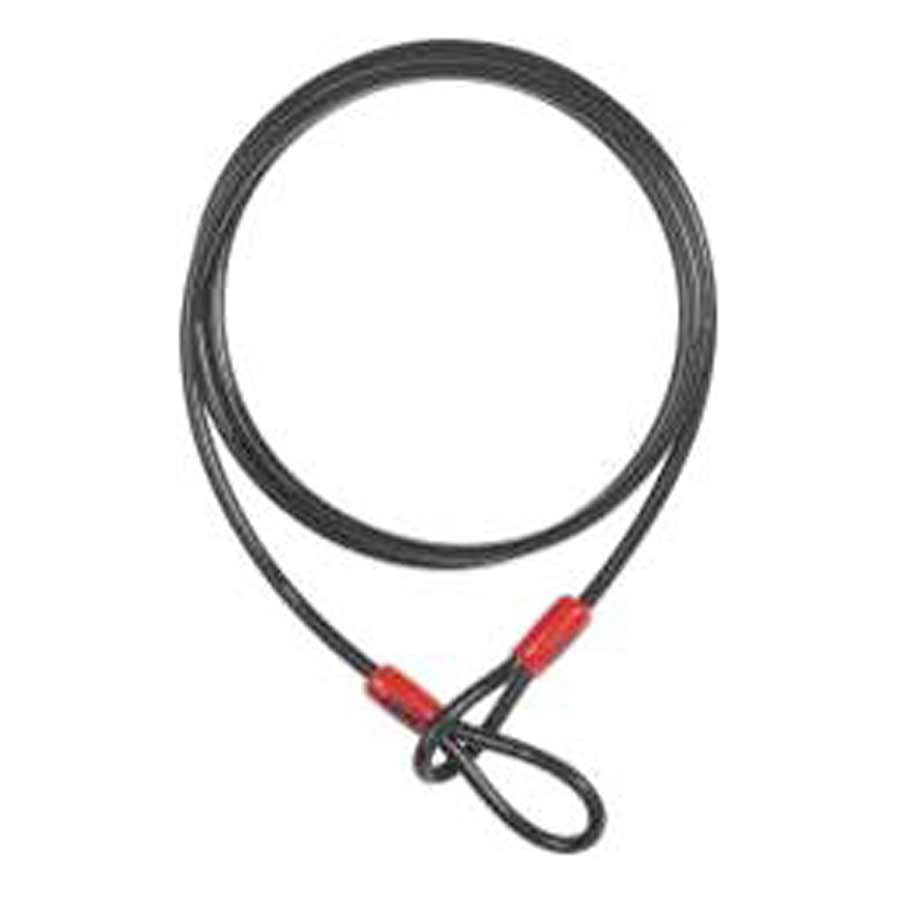 Abus Ultra Mini + Cobra Loop U-Lock Key 12mm 14.0cm x 15.0cm 5.5" x 5.9" SH34 Green; Cable 10mm 120cm 4'