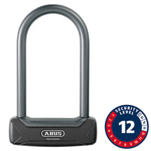 Abus Granit Plus 640 U-Lock Key 12mm 8.30cm x 15.0 cm 3.3''x 5.9'' Black