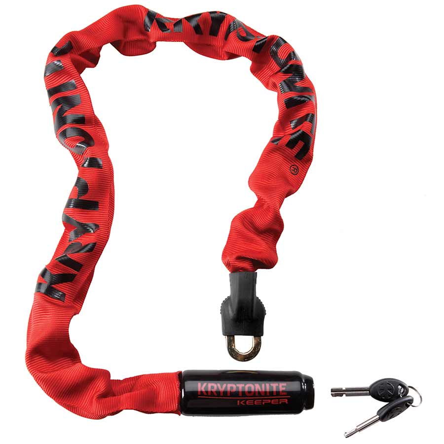 Krypto Keeper 785 Integrated Chain Lock: 2.8' (85cm) Red