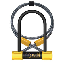 OnGuard Bulldog Medium DT 89mm x 175mm (3.5'' x 6.9'') w/ 10mm x 120 cm (10mm x 4') Cable