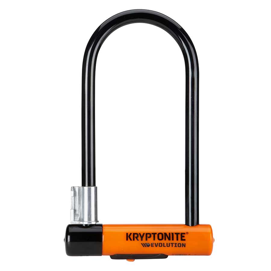 Kryptonite Evolution Series U-Lock - 4 x 9" Keyed Black Includes bracket