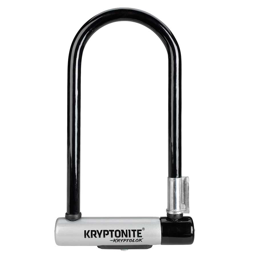 Kryptonite KryptoLok U-Lock - 4 x 9" Keyed Black Includes bracket