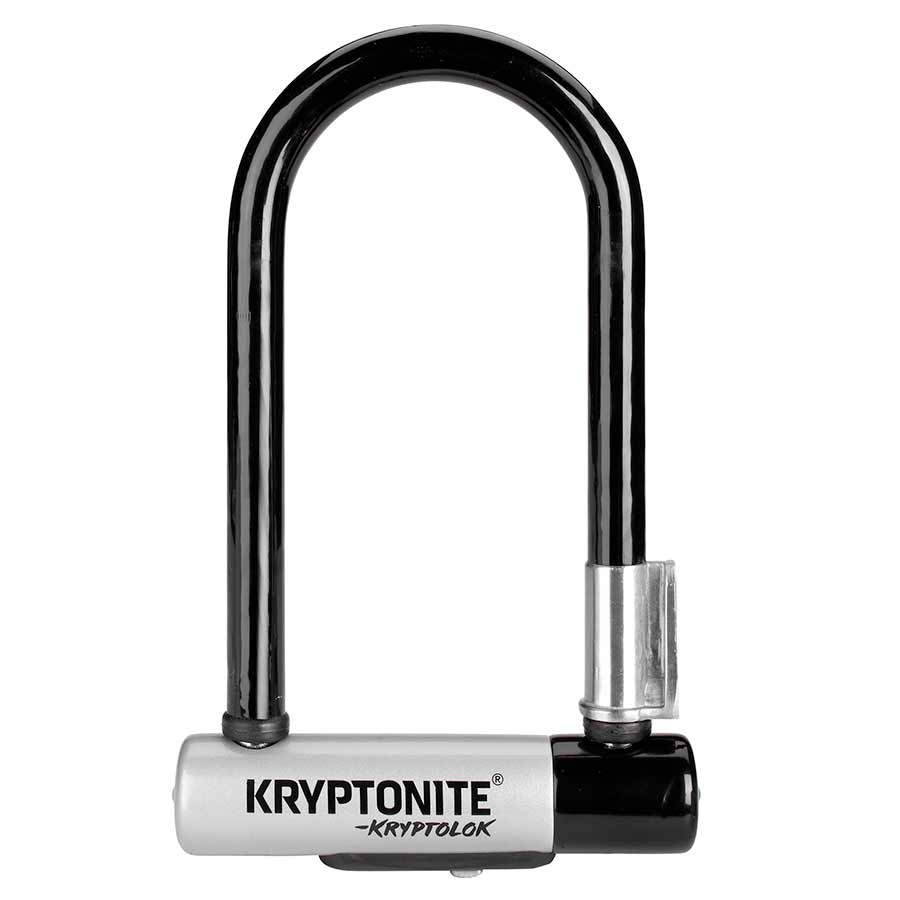 Kryptonite KryptoLok U-Lock - 3.25 x 7" Keyed Black Includes bracket