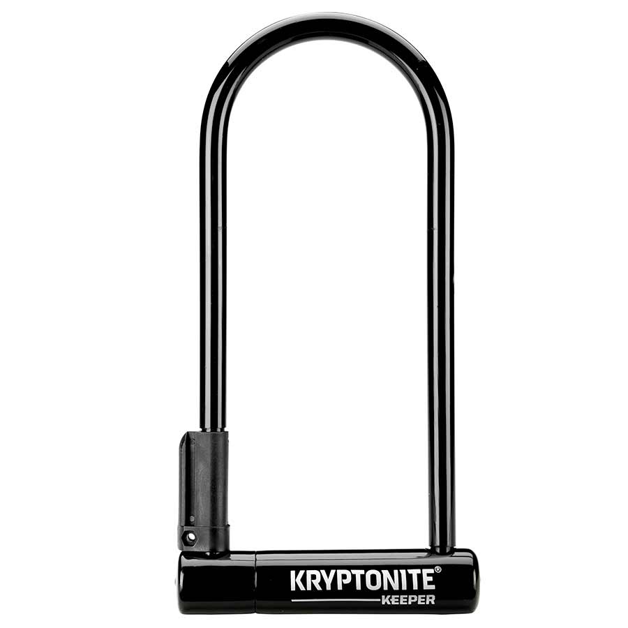 Kryptonite Keeper U-Lock - 4 x 10" Keyed Black Includes bracket