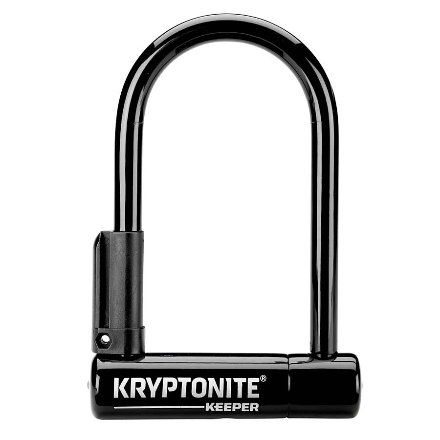 Kryptonite Keeper U-Lock - 3.25 x 6" Keyed Black Includes bracket