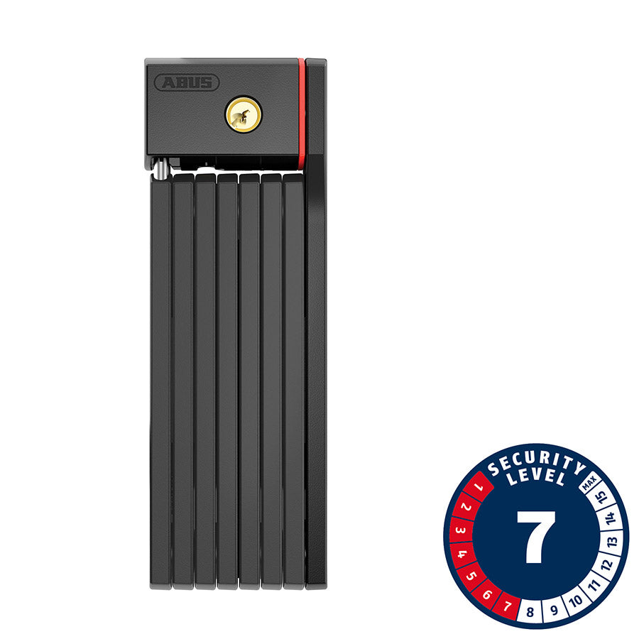 ABUS uGrip Bordo BIG 5700 Folding Lock - 100cm/3.3ft Keyed Black
